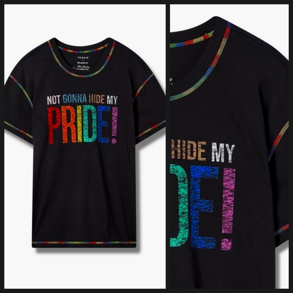 Pride Relax Fit Cotton Crew Neck Tee - Picture 1 of 5